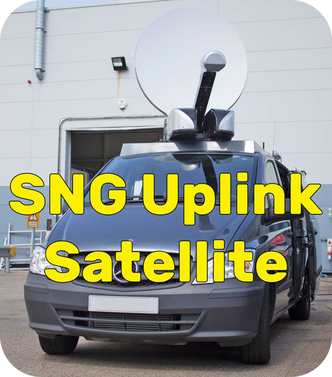 Uplink satellitare per eventi e news in streaming