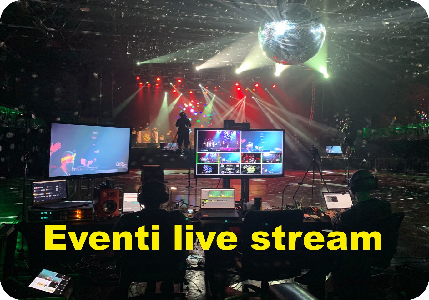 Eventi live musicali messe sport politica