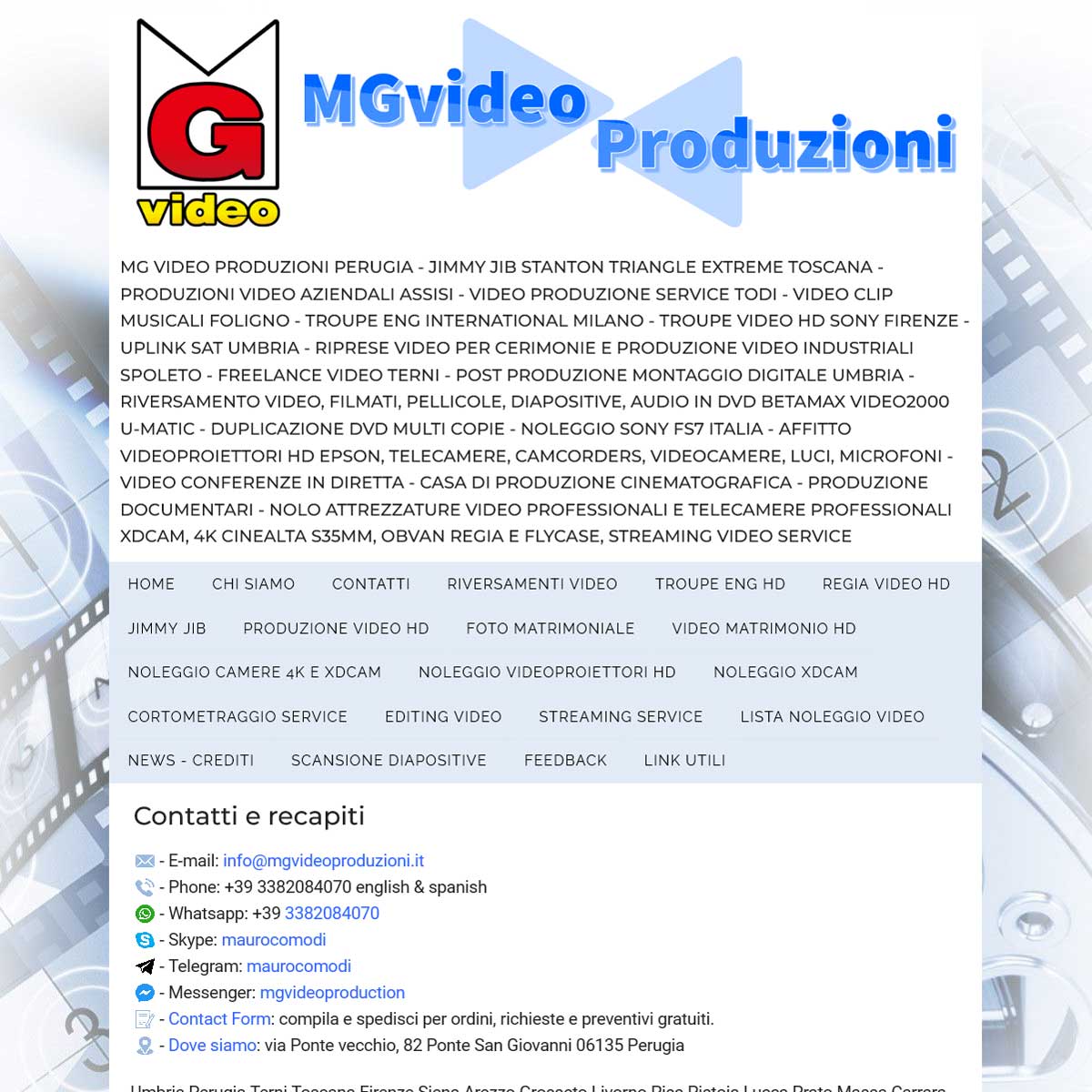 Mgvideoproduzioni produzione video