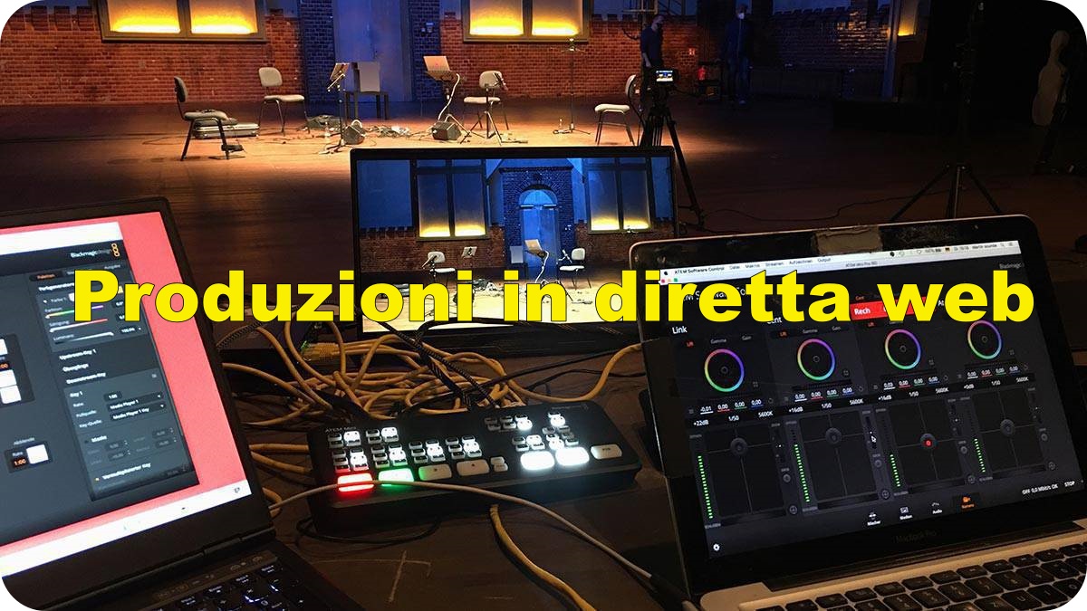 Produzioni video con regia dedicata per lo streaming live