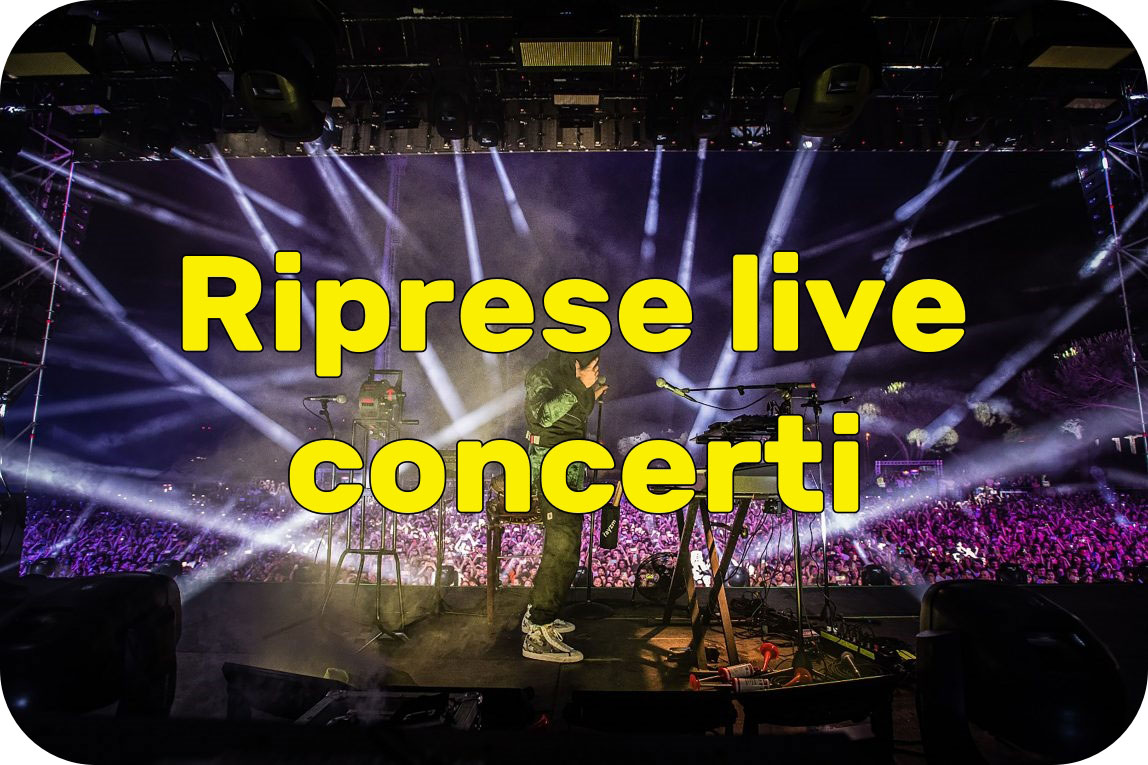 riprese video per videoclip