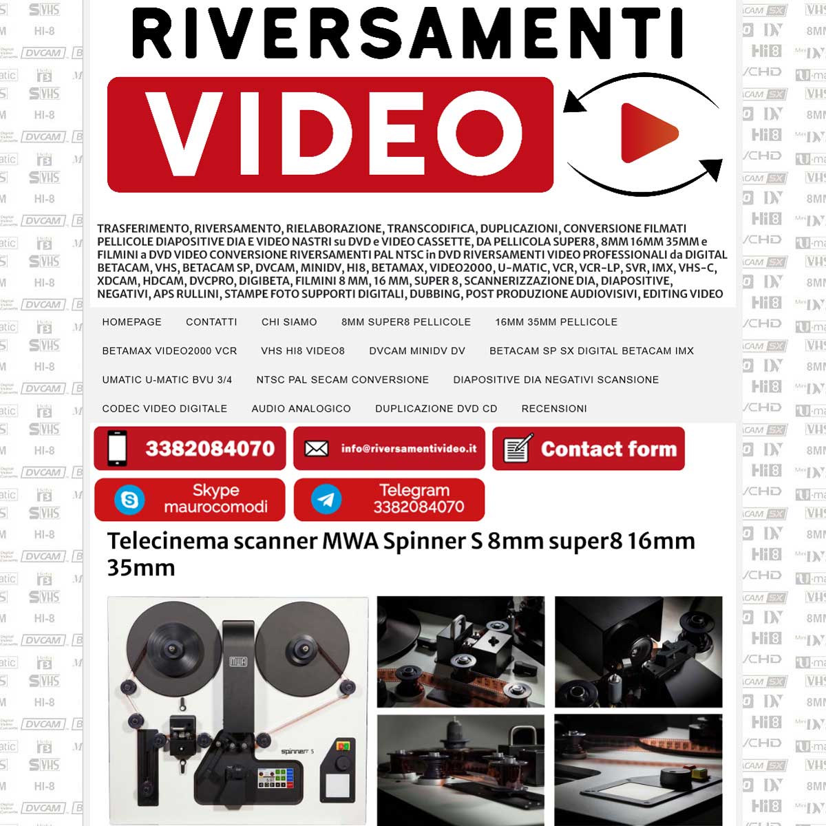 Riversamenti video