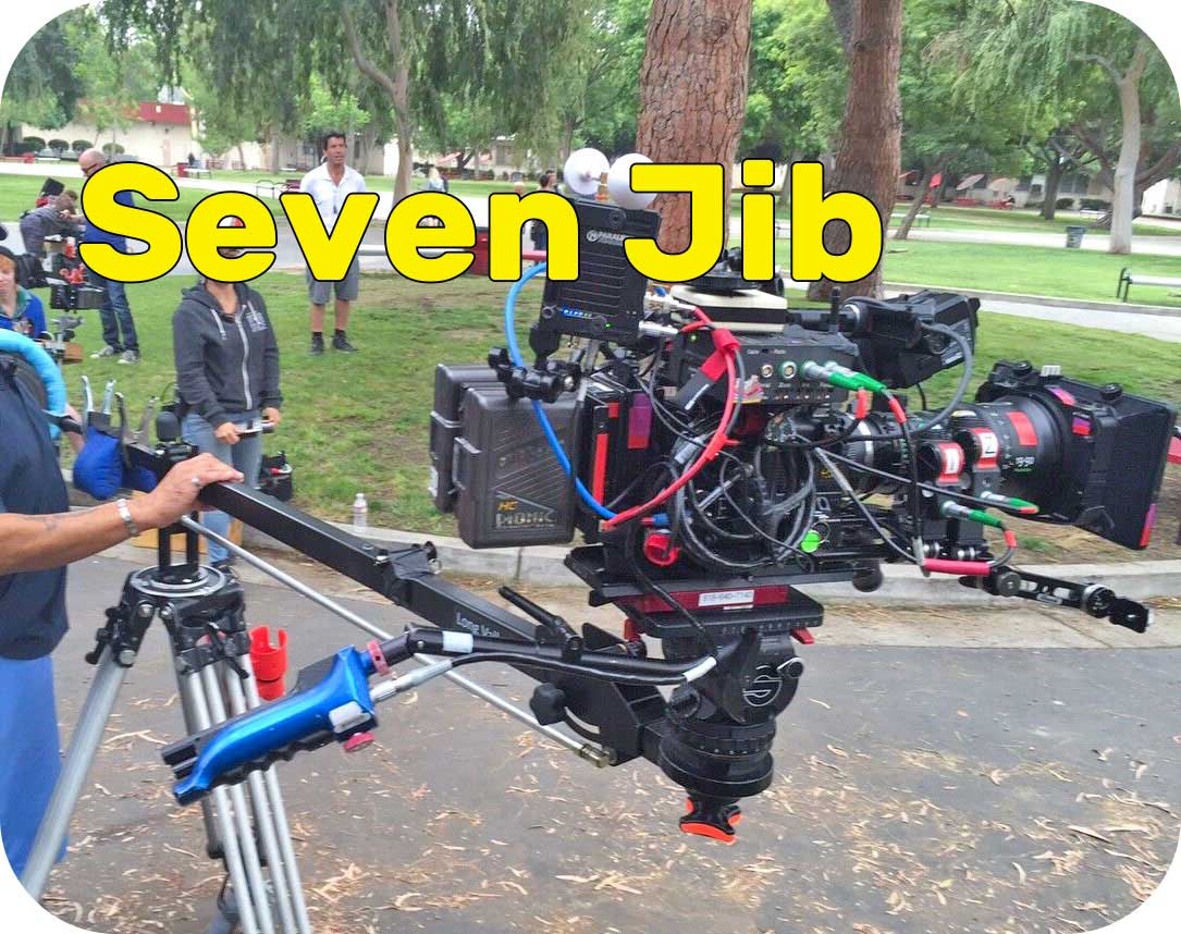 noleggio seven jib compact xl mini crane camera